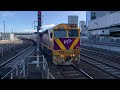 V/Line N468 City of Bairnsdale Arriving at Southern Cross Station from Swan Hill - RS5T HORN SHOW