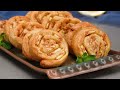 Dessert in 5 minutes! Just puff pastry and 2 apples