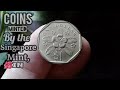 Singapore coin one dolar periwinkle flower koin lochnera rosea 新加坡 币 singapura 1 dollar syiling 1988
