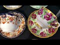 Antique Flea Market / Vintage teacups and tablewares / Shelley / Royal Albert