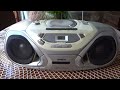 Philips AZ1050 radio cassette cd player Test