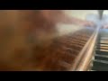 Epic faded piano solo on a old out of tune piano