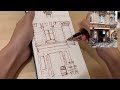 [Real-time] How to sketch a corner restaurant with ink and watercolor