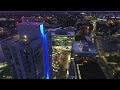 Stamford Harbor Point at night