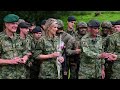 Queen Maxima trains with the army #royalty
