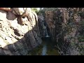 Wichita Mountains - Styx Canyon Ranch Waterfalls Cinematic Aerial