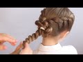 Красивая #прическа для школы / жгуты / #прически на длинные волосы
