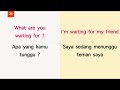 KALIMAT BAHASA INGGRIS QUESTION AND ANSWER