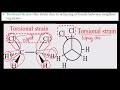 Strain in Organic Molecules | Angle or Baeyer Strain | Steric Strain | Torsional or Pitzer Strain