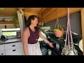 BEAUTIFUL DIY SKOOLIE - she left Hawaii to bus life full time