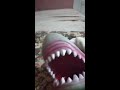 SharkPuppet gets ready for school