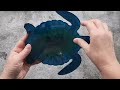 #1515 Gorgeous Resin Turtle Using 3D Flower Technique