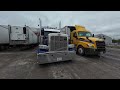 TRUCKING ON INDIANA TERRIBLE ROADS PETERBILT 389 PRIDE AND CLASS
