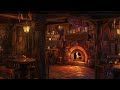 Medieval Tavern Ambience | Tavern Music Fireside Crackling | For Sleep, Relaxation