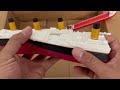 Review and sinking video of Ships from the Box. Britannic, Titanic, Gold Titanic, Fitzgerald!