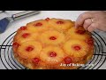 Pineapple Upside Down Cake Recipe Demonstration - Joyofbaking.com
