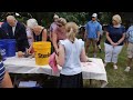 Clay offering jar smashing