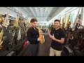 Find the $24,000 Gold Plated Selmer - Blindfold Challenge