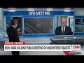 NASA reveals unidentified objects in public meeting