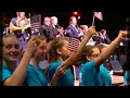 U.S. Armed Services Medley, America the Beautiful, and Sousa with 100+ Children!