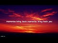 Maroon 5 - Memories (Lyrics) By 🍃LYRICS GIRL🍃