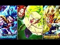 Z7, 1400%, 14* LF FULL POWER BROLY IS A ONE MAN ARMY! SLAUGHTERING TEAMS ALONE | Dragon Ball Legends