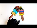 Magical Drawing Adventure - Colorful ice Cream POPSICLES comes to life!