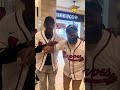 OTIS NIXON OF THE ATLANTA BRAVES..has a message for the City of Atlanta!