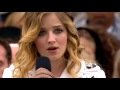 Jackie Evancho performing the National Anthem at the 2017 Presidential Inauguration