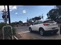 (September 2nd 2018 Video) Belford Avenue Railway Crossing, Dudley Park SA.
