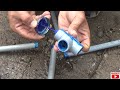 Muy pocos fontaneros conocen esta técnica de como unir cuatro tubos de agua de PVC