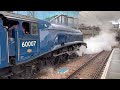 60007 “Sir Nigel Gresley” departs London Kings Cross on its first railtour of 2024! | 02/03/24