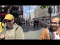 England, London City Summer Street Walking Tour 2022 | 4K HDR Virtual Walking Tour around the City