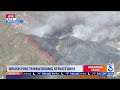 Brush fire erupts near homes in Simi Valley