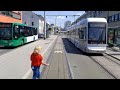 Tramwaje Graz. Linia tramwaju zabytkowego./Trams in Graz.Linie Oldtimer Straßenbahn