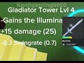 Gladiator Tower Review / Tds / #roblox #tds #gaming