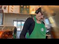 MY MORNING SHIFT AT STARBUCKS!