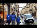 🇫🇷🌧️【4K】Paris Christmas Walk - Saint Honoré to Pyramides through Opéra (Nov 2023)