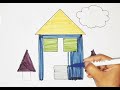 Shapes drawing for kids | 2D shapes drawing for kids & toddlers | Preschool leanring video