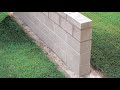 How to Build a Block Wall (Hi-Res)