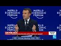 REPLAY - Watch French president Emmanuel Macron's speech at Davos 2018