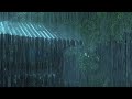 Sleep Soundly Instantly with Relaxing Heavy Rain on the Roof & Thunder Sounds at Night | White Noise