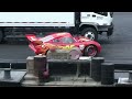 Lightning McQueen debuts in Lights Motors Action Extreme Stunt Show at Disney's Hollywood Studios