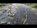 Downhill sobre lava fría en el Volcán Villarica sin cadena!