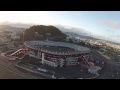 Drone captures Candlestick Park's dying moments as its demolition begins - Part 1