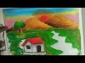 Nature scenery 😻😍 drawing with pencil 😍❤️ easy technique,।। beautiful scenery
