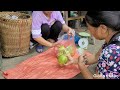 A single mother harvested guavas to sell and was harmed by bad guys  | Giàng thị sao