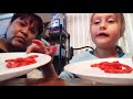 Flamin' Hot Cheetos Challenge Me and my Mom