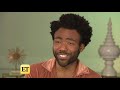 donald glover being cute during Solo interviews