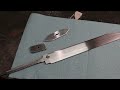 Making a Damascus Viking Seax YouTube Viking Challenge (FULL KNIFE BUILD) #ytvikingchallenge